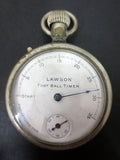 Antique 1902 Lawson Football Timer, Lawson Pocket Clock, Fully Functional