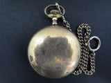 Antique 1918 Waltham Bartlett Railroad Pocket Watch 17 jewels, Gold Filled Case