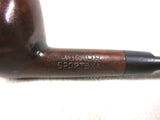 Vintage Estate Tobacco Pipe Signed Junior Sportsman, 4 3/8" Compact Pocket Pipe