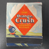Vintage Orange Crush Soda Matches Dispenser, Enjoy Orange Crush Advertising