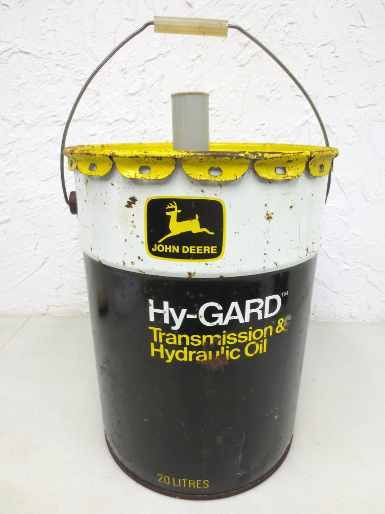 Vintage John Deere Can Gallon, John Deere Transmission Hydraulic Oil Hy-Gard