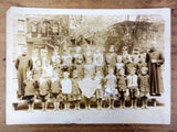 Vintage 1920's Catholic School Classroom Photo, Young Boys, Priests, Montreal