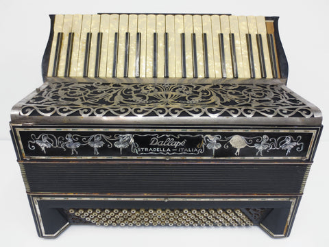 Vintage Dallape Stradella Italia Piano Accordion 120 Basses 41 keys Mother of Pe