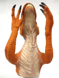 Vintage 1996 Jurassic Park T-Rex Dinosaure Hand Puppet 12", Screaming, Glowing