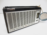 Vintage 1950's Leather Portable Radio NEVER USED with tags, New York Transistor