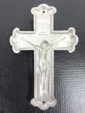 Vintage Crucifix Fixture for Funeral Casket Coffin 4", Funeral Home, Rat Rod