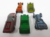 Lot of 5 TootsieToy Metal Cars, Roadsters, Dragster, Fiat Abarth, M.G., Original