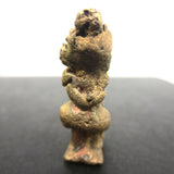 Antique Erotic Bronze Figurine, Handmade Miniature, Indian Kamasutra, 30mm High