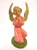 Vintage Manger Creche Angel Praying Figurine 3 1/2", Fontanini Italy 18 Spider M