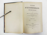 Antique 1904 Medical Book Guide on Alkaloid Dosimetric Medication, Dr Salivas
