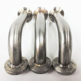 3 Stainless Steel 90° Elbow Vacuum Fittings 1" Flange to Flange, 3" Long