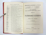 Antique 1916 Medical Book on External Pathology by J. Okinczyc, 164 Drawings
