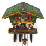 Vintage Farmer Daughter Musical Cuckoo Clock, Regula Germany Hand Painted Color