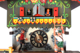 Vintage Farmer Daughter Musical Cuckoo Clock, Regula Germany Hand Painted Color