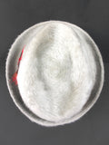 Vintage Luxury Fedora Hat by Biltmore Canadian Beaver Finish Size 7 1/4 Feathers