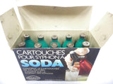 Complete box of Vintage Soda Syphon Seltzer Bottle Bulbs Chargers Changers, New Old Stock NOS
