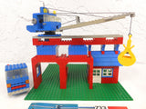 Vintage 1980 Lego Tower Crane & Truck from Playset #733, Complete Build, Crane Swivels, Articulated, With Manual