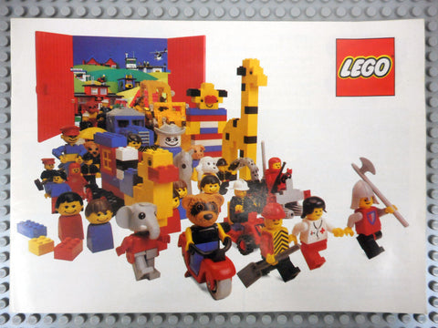 Vintage Original 1981 Lego Manual Booklet, Playsets Advertising 13 pages, Legoland Town Ville, Mint