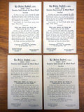 Lot of 4 WWII 1937 Brother Frere Andre Holly Prayer Cards and Photos, Saint Joseph Oratory Montreal