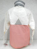 Vintage 1980’s K-Way Kway Jacket Windbreaker, Zip Up Waterproof Raincoat, Size 4, Model 126, Pink White Grey, New Old Stock NOS