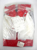 Vintage 1980s K-Way Kway Jacket Windbreaker, Zip Up Waterproof Raincoat, Size 5, Model 126, Red White Grey, NOS New Old Stock