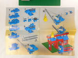 Vintage 1980 Lego Tower Crane & Truck from Playset #733, Complete Build, Crane Swivels, Articulated, With Manual