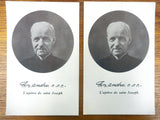 Lot of 4 WWII 1937 Brother Frere Andre Holly Prayer Cards and Photos, Saint Joseph Oratory Montreal