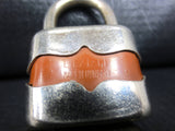 Vintage Elzett Spring Padlock with Key, Made in Hungary, Working, Add-On for Luggage and Jewelry Box