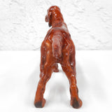 Vintage Royal Doulton Irish Setter Dog Animal Porcelain Figurine 6", Bone China Stamped HN1056Y, Made in England