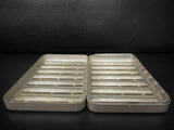 Vintage Aluminum Fly Box for 80+ Fishing Lures signed Perrine No 97, Flies Flys Metal Case, Pocket Tackle Box