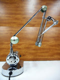 Vintage Buffalo Dental Drilling Motor 1/8 HP #18 with 30" Articulated Arm, Forward Reverse Belt Drive, Kaltenbach & Voigt Germany Attachment