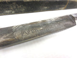 Antique Barber Straight Razor 9 1/2" Keen Shaver by Geo. W. Korn, Little Valley, New York, With Box