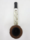 Vintage Modernist Estate Tobacco Pipe by Kool Smoke England 5 3/4", Nylon and Wood, Removable Bowl, NOS Never Used