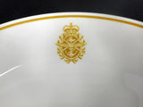 Vintage Royal Canadian Navy 7 Dish Set Plates and Cups, Syracuse China Dinnerware, Canadian Navy Military Emblem, Officer's Mess, Signed