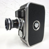 Vintage B8 Paillard Bolex 8mm Movie Camera with Kern-Paillard Yvar f=13 mm 1:1.9 Screw Mount Lens and Ednalite BX Filter