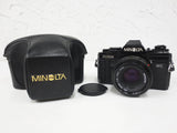 Vintage Minolta X-700 MPS 35mm Camera with Original Leather Cover and Minolta MD 50 mm 1:2 Lens, E-Manual Included, Mint Condition