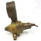 Vintage Antique 1927 Welder Brass Regulator Pressure Gauge Victor Type, Oxygen Gas Welding Welder, Made in Montreal & USA