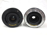 Pair of Minolta AF Zoom Xi Lenses A mount, 28-80mm f/4(22)-5.6 0.8m/2.6ft and 80-200mm f/4.5(22) - 5.6 1.5m/4.9ft, Protective Caps