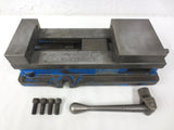 Vintage Kurt Anglock D688 Machinist Milling Machine Vise Vice 6" Wide X 10" Opening Jaws, with Bolts and Handle, Metalwork, Serial 22223