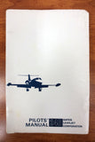 Vintage 1971 Gates Learjet 24D Airplane Pilots' Manual, Flight Control, Auxiliary, Emergency Systems, 135 pages