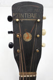 Vintage 1940's Early Harmony Monterey Archtop Acoustic Guitar, Sunburst, All Original, WWII Era