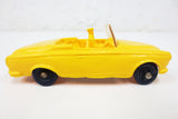 1950's Yellow Convertible Toy Rubber Car Limo, Tomte Laerdal Stavanger Norway