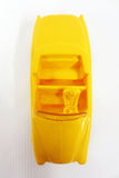 1950's Yellow Convertible Toy Rubber Car Limo, Tomte Laerdal Stavanger Norway