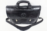 Toronto Police Fraud Squad Leather Computer Messenger Bag 18X15", 12+ Pockets
