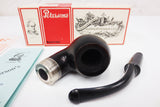 Vintage New Peterson of Dublin Aran XL02S Tobacco Pipe, Sterling Silver Ring, Box and Papers