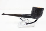 Vintage Estate Tobacco Pipe 5 1/2" Straight, Dr Thomas Double Ecume, Rock Grain