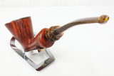 Vintage Erik Nordig Denmark Rustic Estate Tobacco Pipe 2.5" Tall Bowl, Freehand