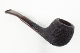 Vintage Pal Briar Estate Tobacco Pipe Italy, Compact Pocket Pipe, Rock Grain