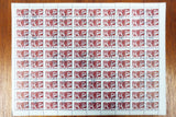 Russia 1966 Sheet of 100 Stamps 12 KON Noyta CCCP, Russian Worker