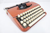 Vintage Olympia Diplomat Small Brown Portable Typewriter S Crown Serial 95-165297